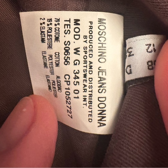 Moschino Geometric Statement Pencil Skirt – Size 8 - Picture 9 of 11